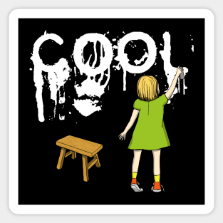 Cool girl Sticker